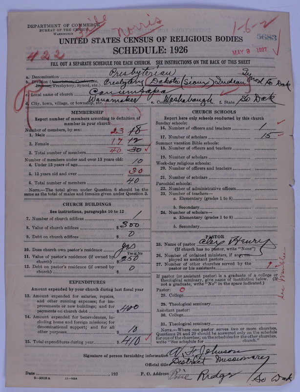 Scan of Presbyterian Church in the United States of America: 5683