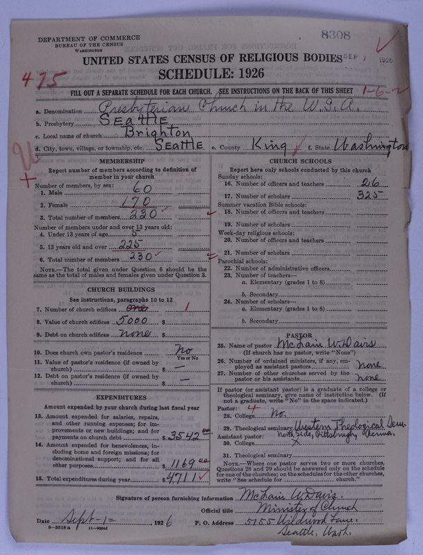 Scan of Presbyterian Church in the United States of America: 8308