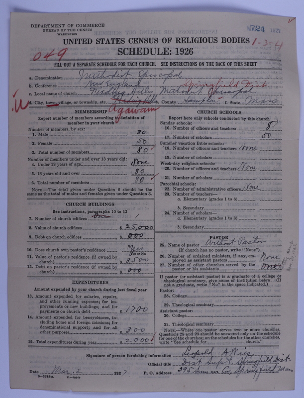 Scan of Methodist Episcopal Church: 724