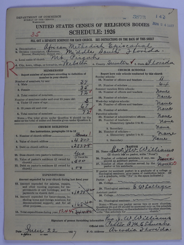 Scan of African Methodist Episcopal Church: 3873