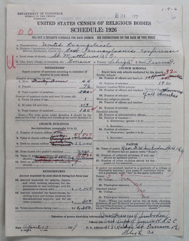 Scan of Evangelical Congregational Church: 87