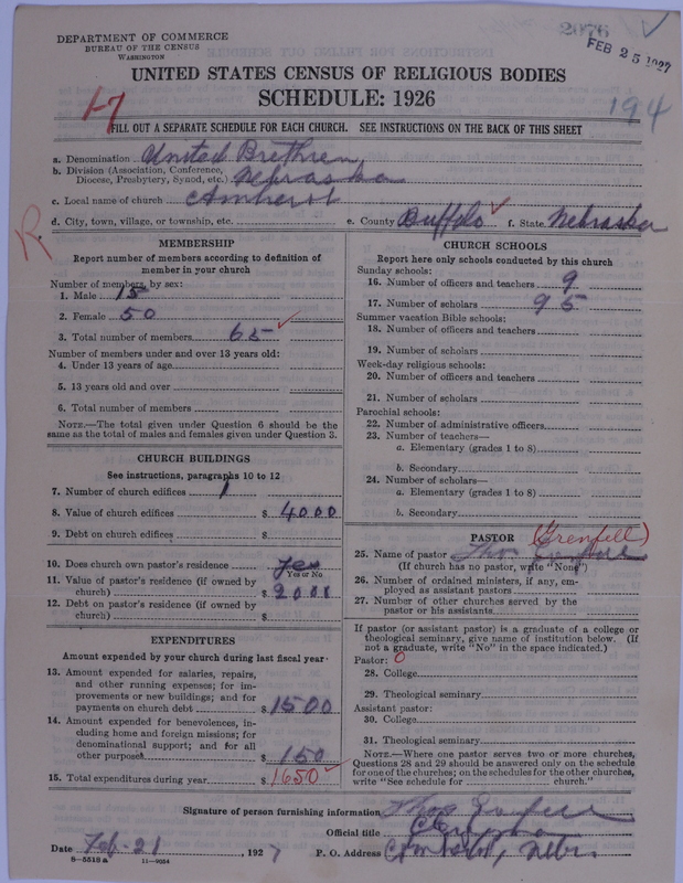Scan of Church of the United Brethren in Christ: 2076