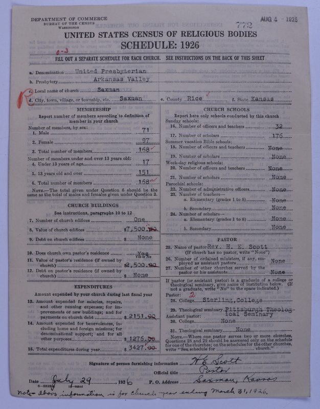Scan of United Presbyterian Church of North America: 772
