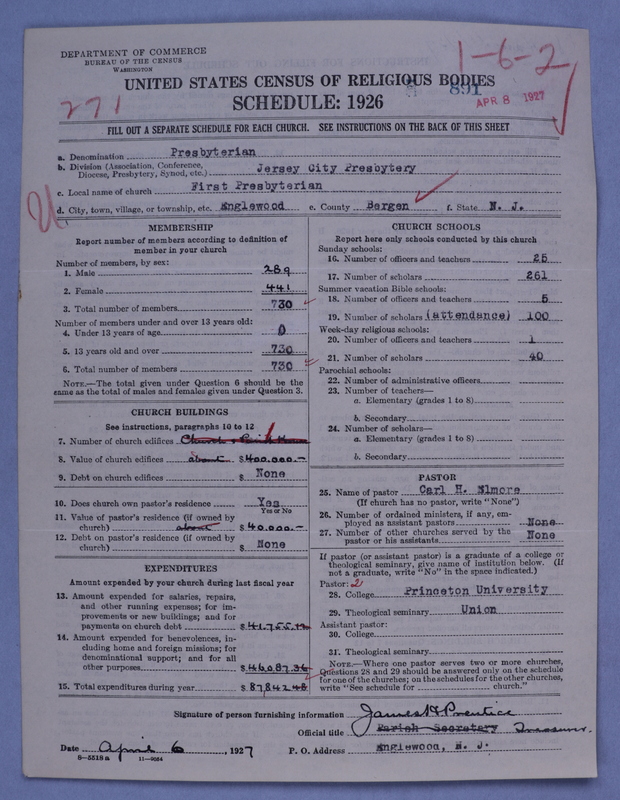 Scan of Presbyterian Church in the United States of America: 891