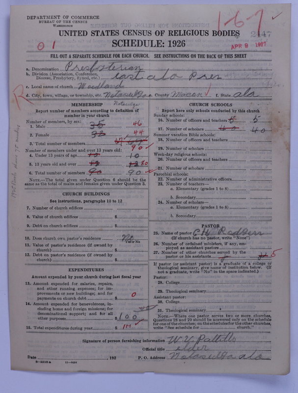 Scan of Presbyterian Church in the United States: 2447