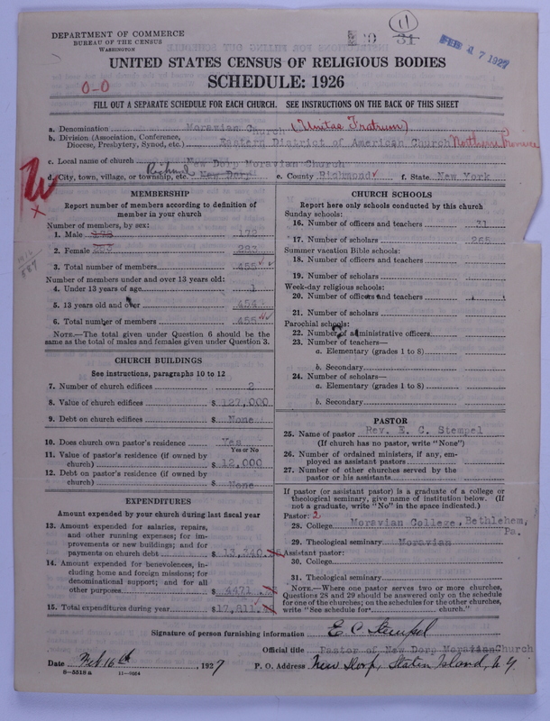 Scan of Moravian Church in America: 11