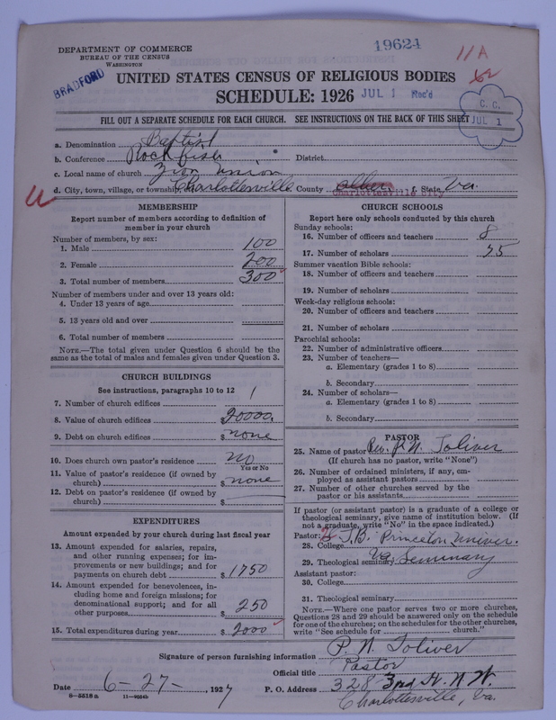 Scan of Negro Baptists: 19624
