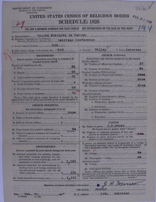 Scan of Church of the United Brethren in Christ: 2130