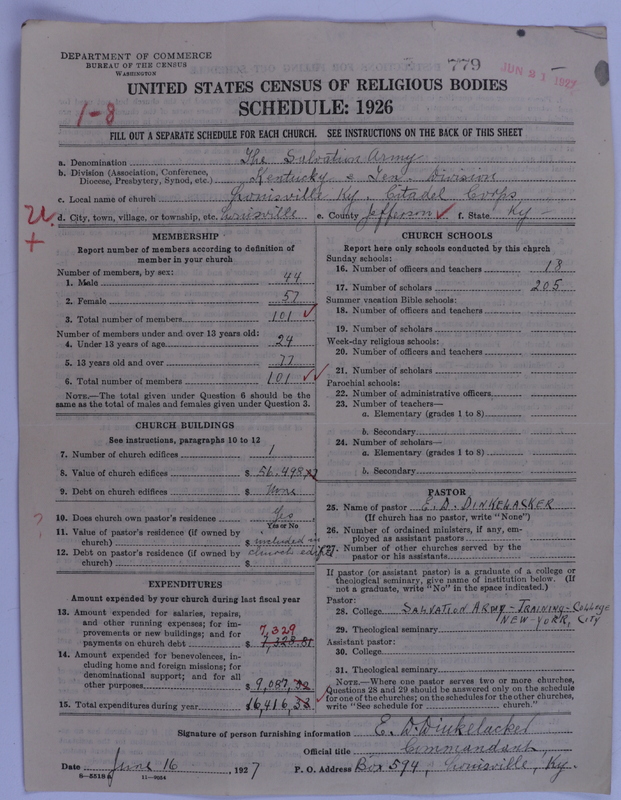 Scan of Salvation Army: 779