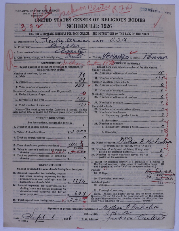 Scan of Presbyterian Church in the United States of America: 2306