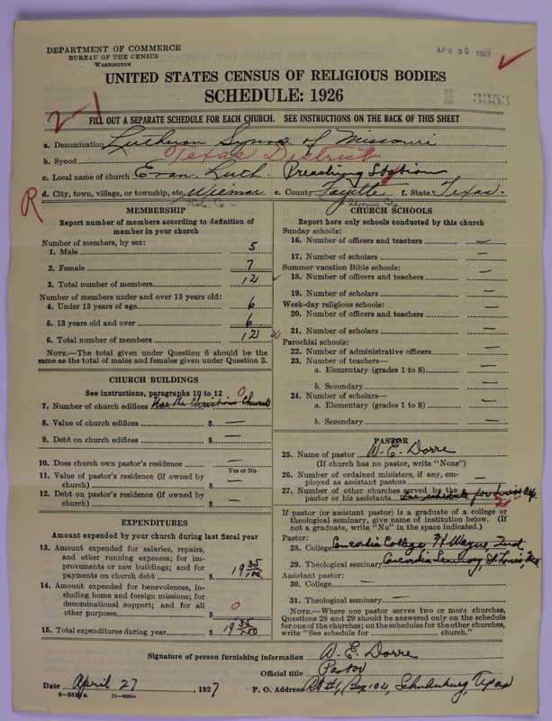 Scan of Evangelical Lutheran Synodical Conference of America: Evangelical Lutheran Synod of Missouri, Ohio, and Other States: 3353