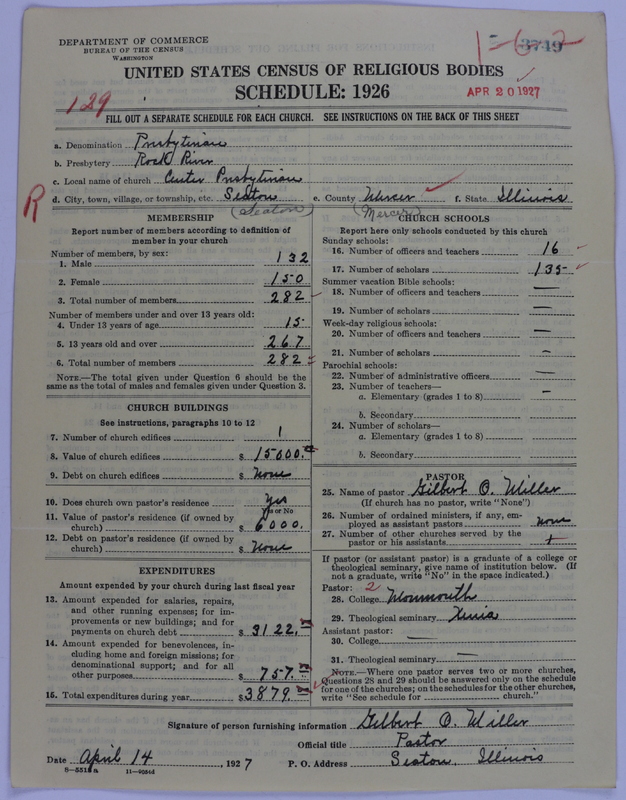 Scan of Presbyterian Church in the United States of America: 3749