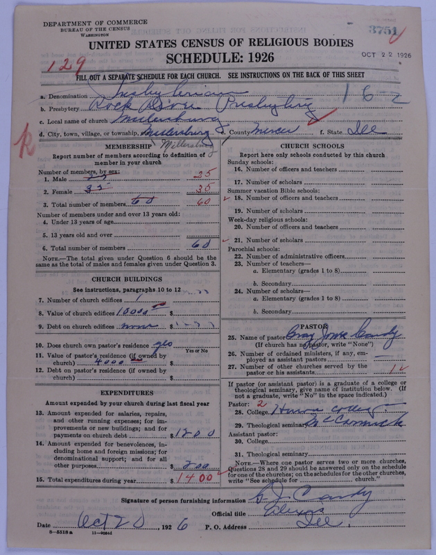 Scan of Presbyterian Church in the United States of America: 3751