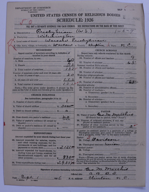 Scan of Presbyterian Church in the United States: 886