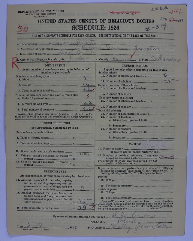 Scan of Landmark Baptist of America: 441