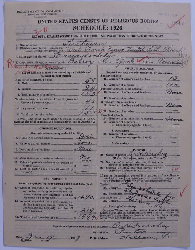 Scan of United Lutheran Church in America: 1847