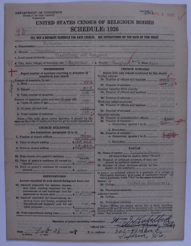 Scan of Roman Catholic Church: 7283