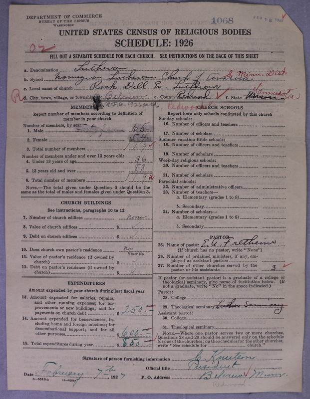 Scan of Norwegian Lutheran Church of America: 1068