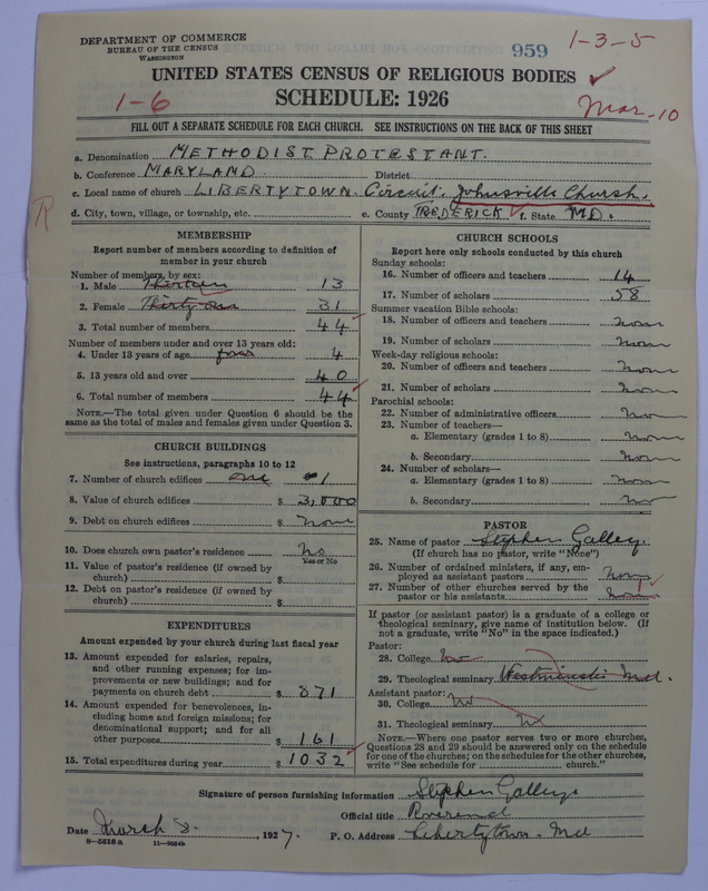 Scan of Methodist Protestant Church: 959