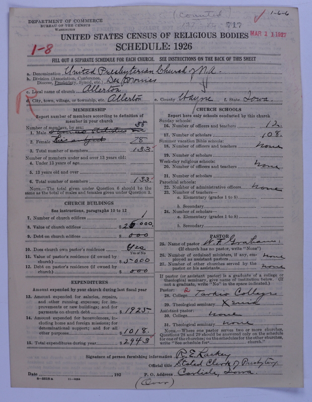Scan of United Presbyterian Church of North America: 717