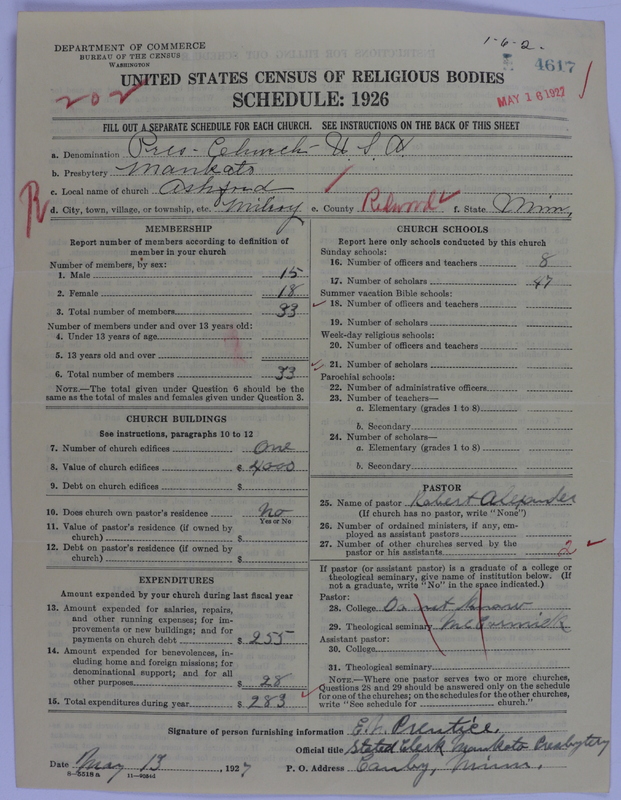Scan of Presbyterian Church in the United States of America: 4617