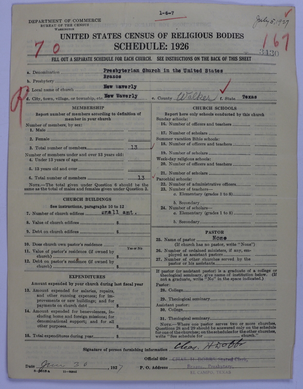 Scan of Presbyterian Church in the United States: 3430