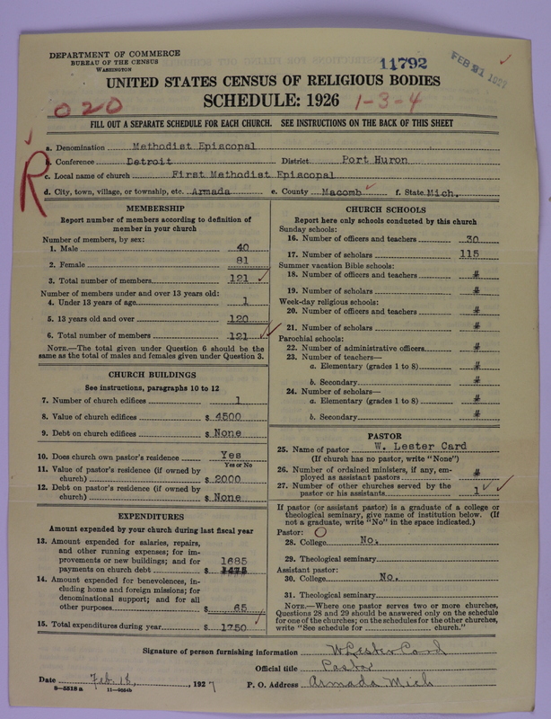 Scan of Methodist Episcopal Church: 11792