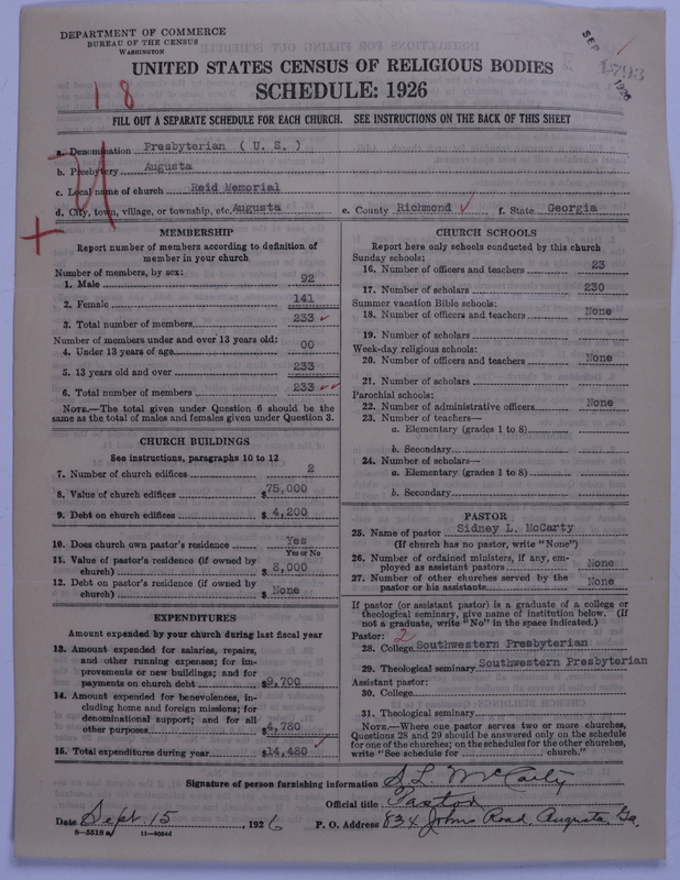 Scan of Presbyterian Church in the United States: 1793