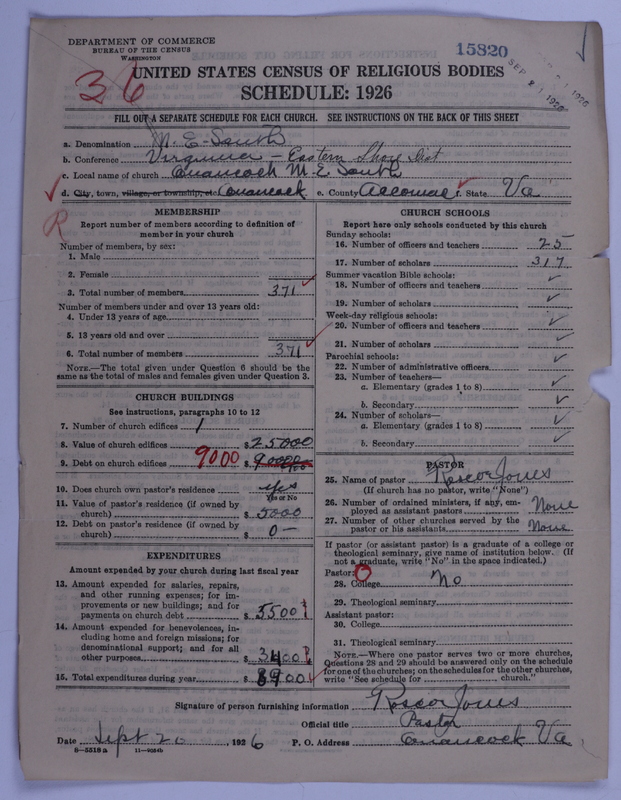 Scan of Methodist Episcopal Church, South: 15820