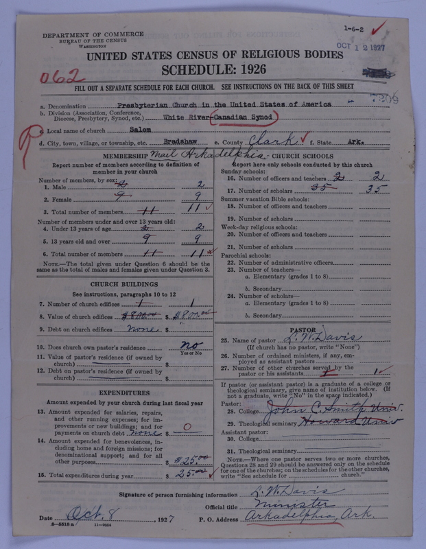 Scan of Presbyterian Church in the United States of America: 7209