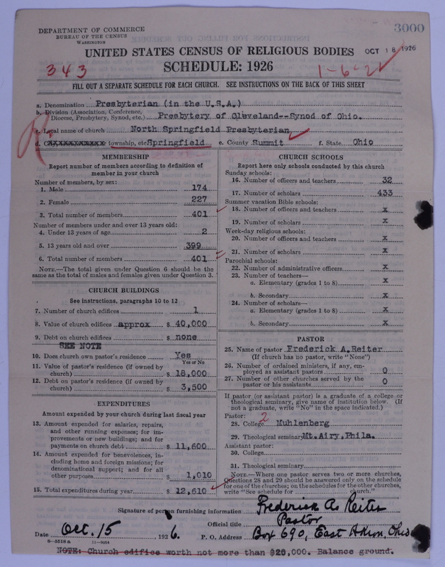 Scan of Presbyterian Church in the United States of America: 3000
