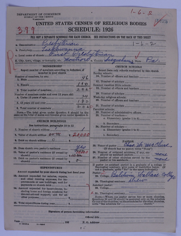 Scan of Presbyterian Church in the United States of America: 2275