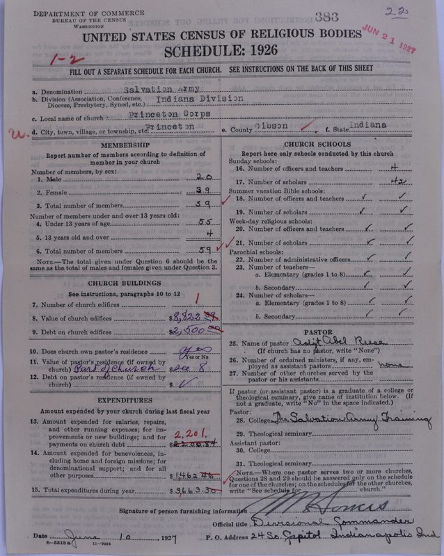 Scan of Salvation Army: 383