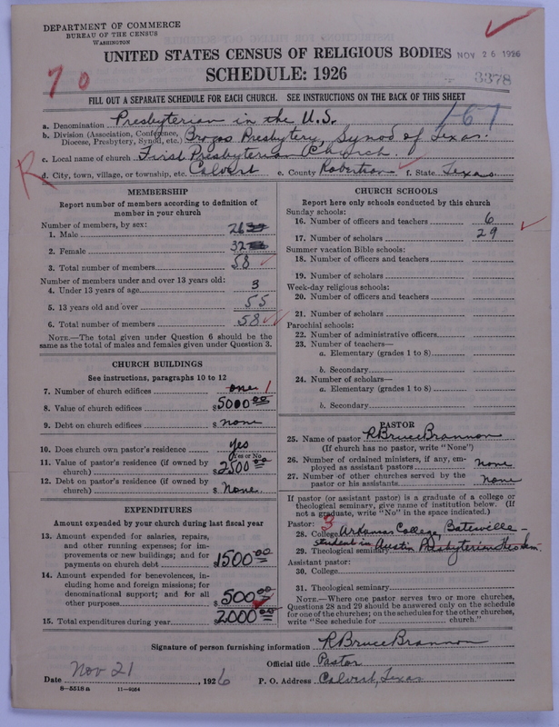 Scan of Presbyterian Church in the United States: 3378
