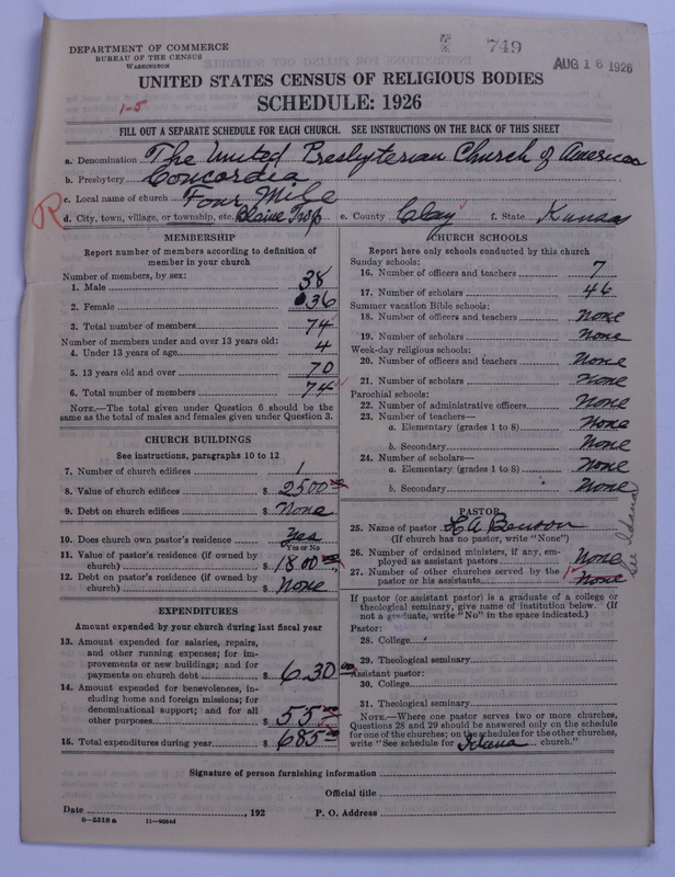 Scan of United Presbyterian Church of North America: 749