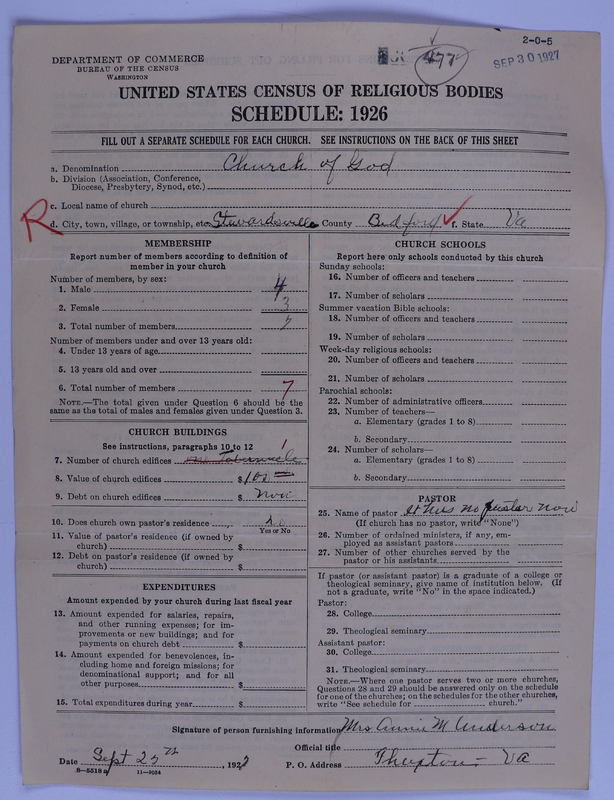 Scan of Church of God (Headquarters, Anderson, Ind.): 477