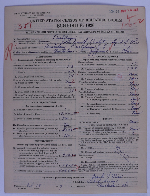 Scan of Presbyterian Church in the United States of America: 2824