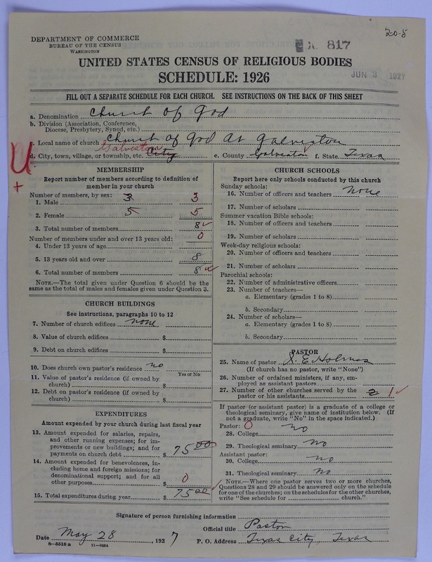 Scan of Church of God (Headquarters, Anderson, Ind.): 817