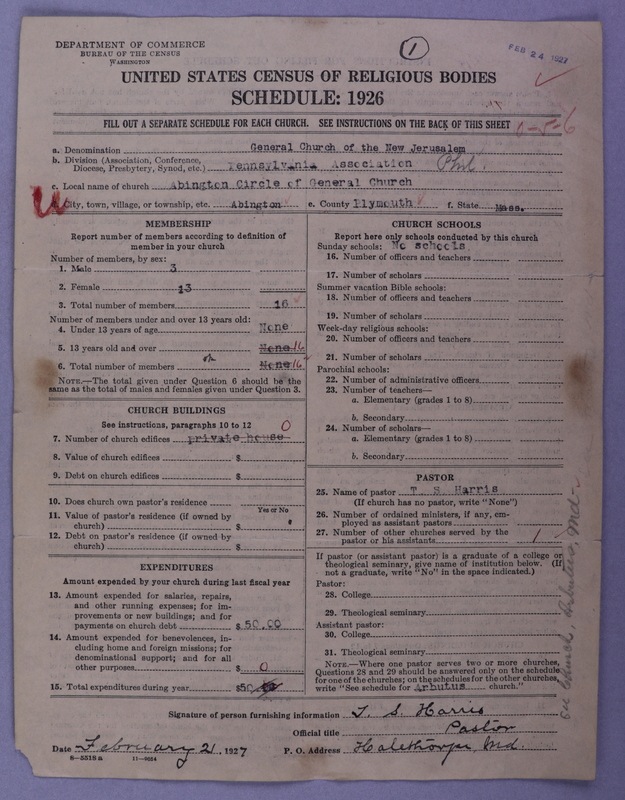 Scan of General Church of the New Jerusalem: 1