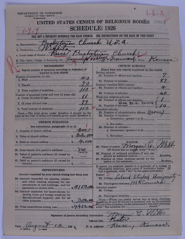 Scan of Presbyterian Church in the United States of America: 5965