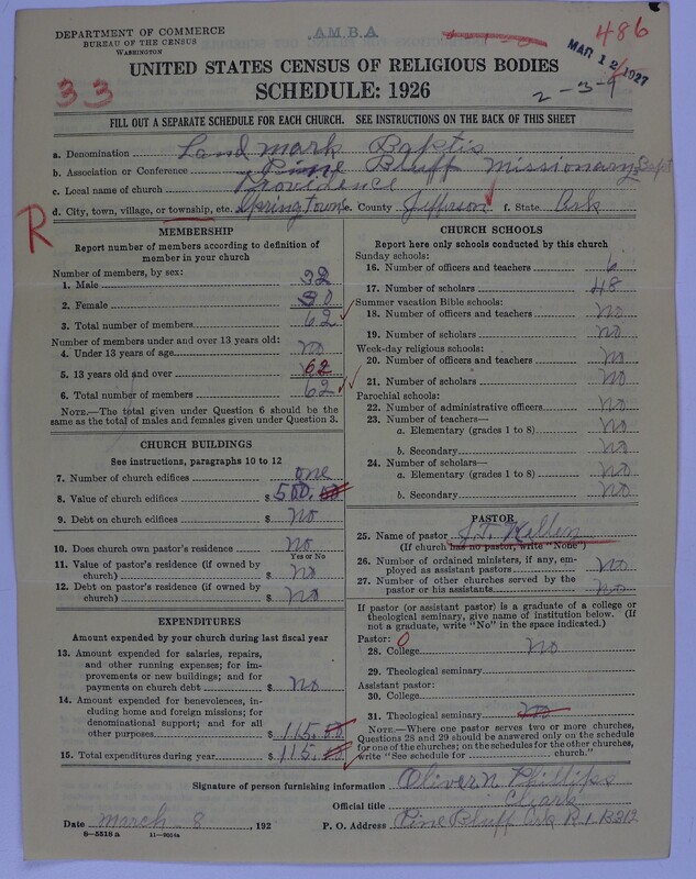 Scan of Landmark Baptist of America: 486