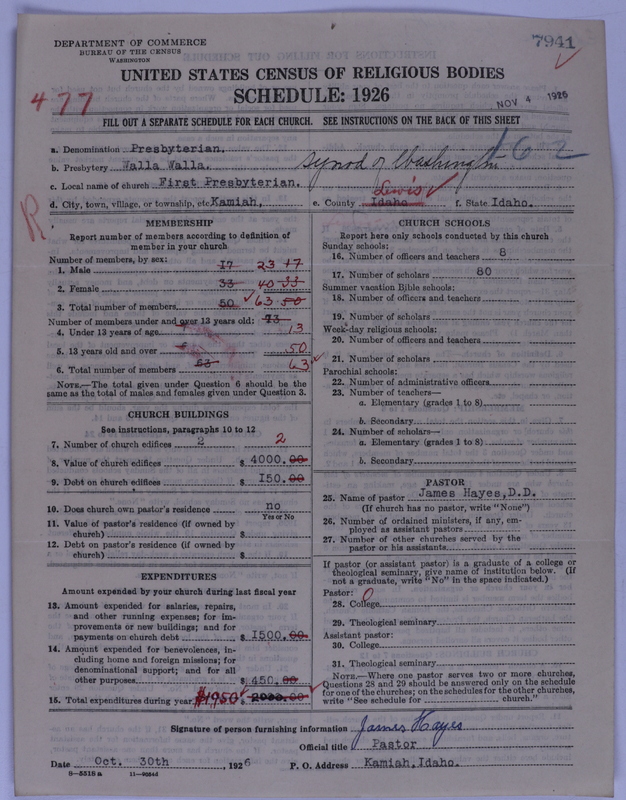 Scan of Presbyterian Church in the United States of America: 7941