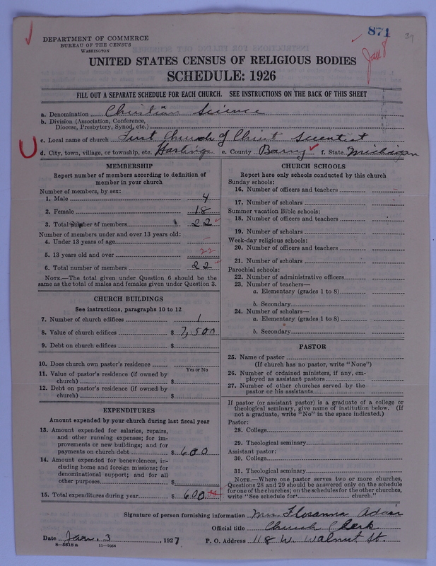 Scan of Church of Christ, Scientist: 871