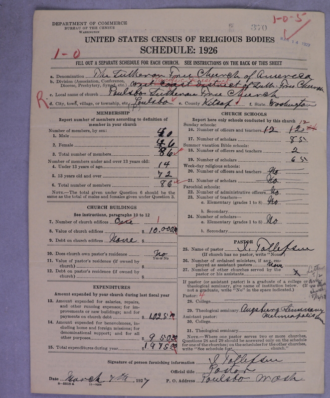 Scan of Lutheran Free Church: 370