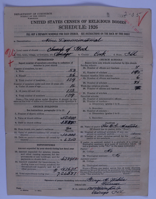 Scan of Church of God (Headquarters, Anderson, Ind.): 203