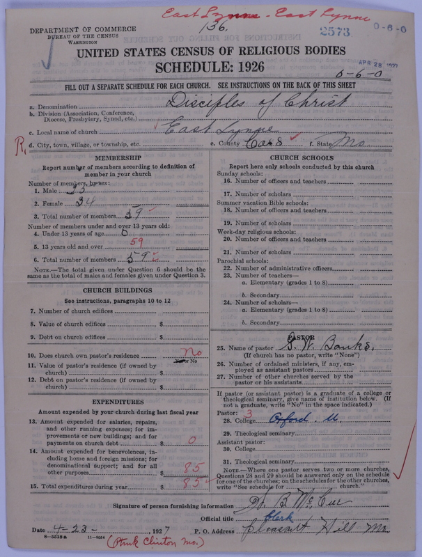 Scan of Disciples of Christ: 2573