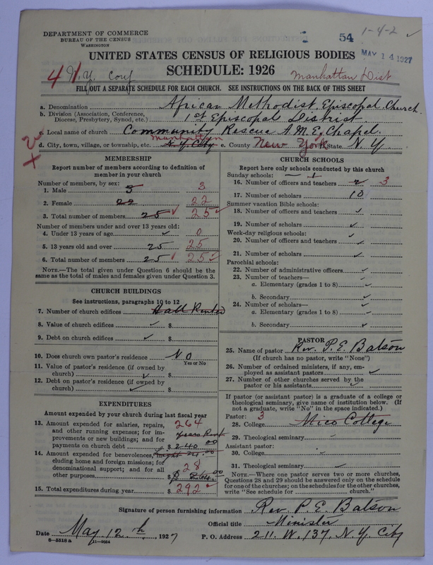 Scan of African Methodist Episcopal Church: 54
