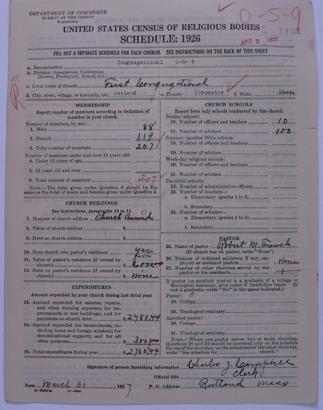 Scan of Congregational Churches: 1122
