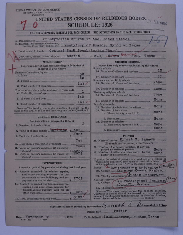 Scan of Presbyterian Church in the United States: 3243
