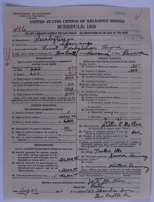 Scan of Presbyterian Church in the United States of America: 1957